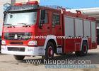 Heavy Duty HOWO 310Hp 10000L Diesel Fire Fighting Trucks 2 Axle