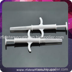 Best Price Good Quality 134.2KHz 2x12mm Smart Animal PVC Syringe