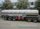 45m3 304 2B Edible Grade Chemical Tank Trailer 3 Axle For Milk / Liquid Food