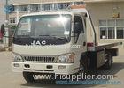 JAC 3 Ton / 5 Ton 4 X 2 Flatbed Wrecker Truck With Single Row Cap