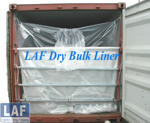 LAF dry bulk container liner for bulk goods