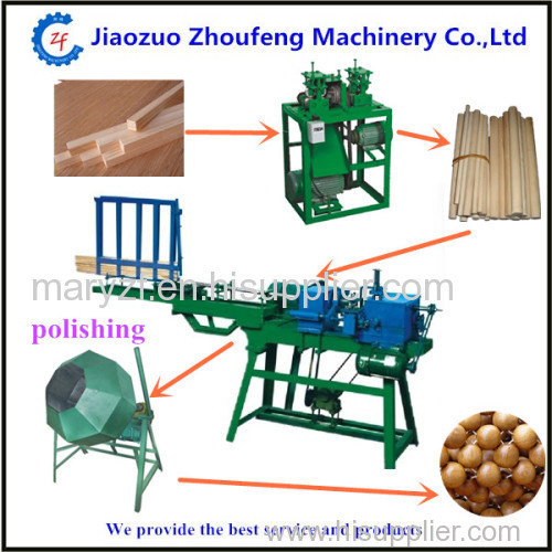 New automatic wood bead making machine for door curtain use