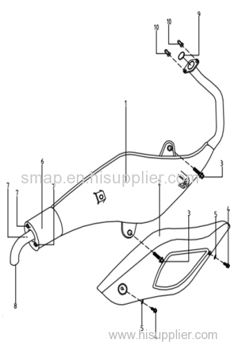 FIGURE 17 STOOER 125CC MUFFLER