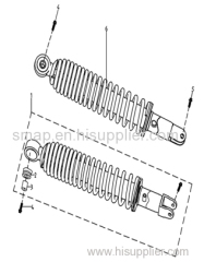 FIGURE 21 Rear Shock Absorber Assembly