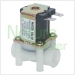 Solenoid valve with flow limit