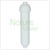 clear in-line water filter housings