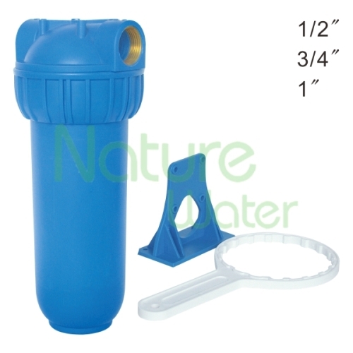 water filter with 1 blue housing