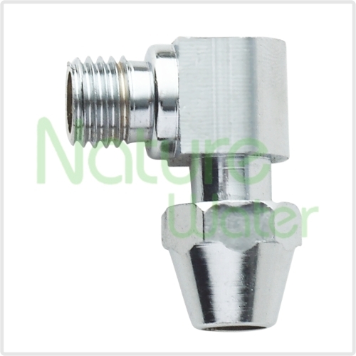 metal fitting for counter top water filter