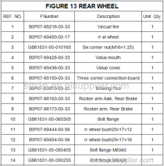 FIGURE 13 REAR WHEEL