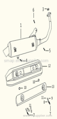 FIGURE 16 EXHUAST MUFFLER