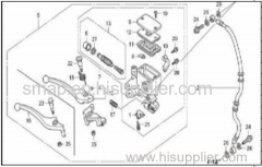 FIGURE 17 FRONT BRAKE MASTER CYLINDER