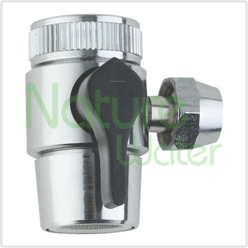 counter top water filter input divert