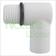 plastic fitting for counter top water filter