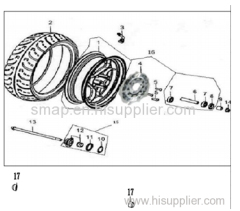 FIGURE 11 Rear Inner Mudguard/Rear Fender