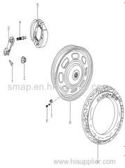 FIGURE 10 Rear wheel