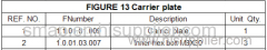 FIGURE 13 Carrier plate
