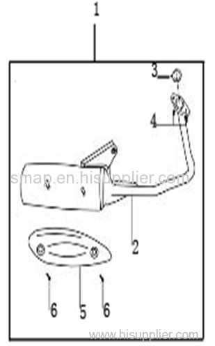 FIGURE 20 Exhaust muffler