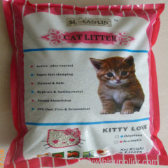 Scented pet products bentonite bulk cat litter