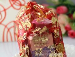 Wholesale Christmas gift bags/Christmas Candy bags with hot stamping