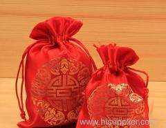 The most painstaking brocade Christmas bags for candies/chocolates/small gifts