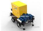 Self priming Mobile water pump for combatting drought and drain waterlogged fields
