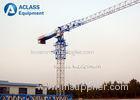 Construction Machinery Equipment Flat Top Model Tower Cranes With 50m Jib 1.0ton Tip Load