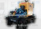 8 Inch lift 24m Diesel Powered Water Pumps four wheel trailer FOR farm land