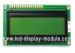 Character monochrome LCD Module 16x1 dots with STN-grey transflective display