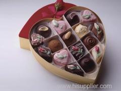 Fashionable and Eco-friendly heart shape paper Chocolate Box