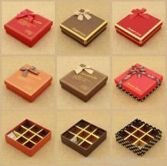 Eco-friendly and Recyclable fine Paper Chocolate or Candy Box