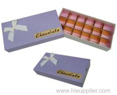 Eco-friendly and Recyclable fine Paper Chocolate or Candy Box