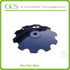 High carbon steel Boron steel Round Notched Flat plough disc 18&quot; disc harrow blade