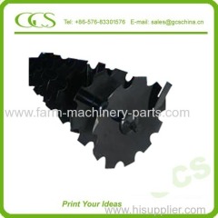 High carbon steel Boron steel Round Notched Flat plough disc 22