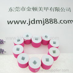 Colourful nail grinding roller head manufacture