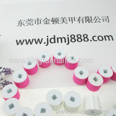 Colourful nail grinding roller head manufacture