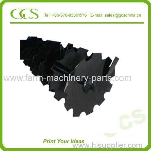 High carbon steel Boron steel Round Notched Flat plough disc 36