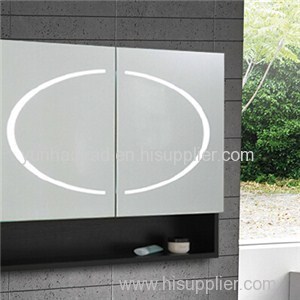 Aluminium Bathroom LED Light Mirror (A-8010)