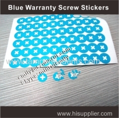 One Time Use Warranty Screw Seal Stickers