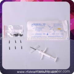 1.25x7mm animal microchip with syringe by DHL Express