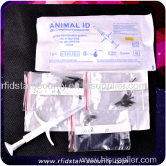 1.25x7mm animal microchip with syringe by DHL Express