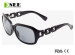 Spring hinge sunglasses reader