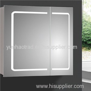 Aluminium Bathroom LED Light Mirror (A-8007)