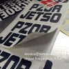 Manufacturer Custom Private Blank Eggshell Sticker Irremovable Sticker Destructible Vinyl Eggshell Graffiti Sticker