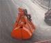 Mineral Powder Loading Mechanical Grabs / Four Rope Clamshell Grab 28 Ton