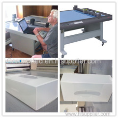 Vehicle graphics sample maker cutter plotter