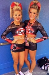 Print team newest style wholesale cheerleading uniforms