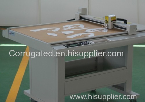 Floor graphics sample maker cutting machine