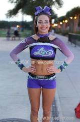 Small MOQ hot sale custom high quality youth sexy cheerleading uniforms