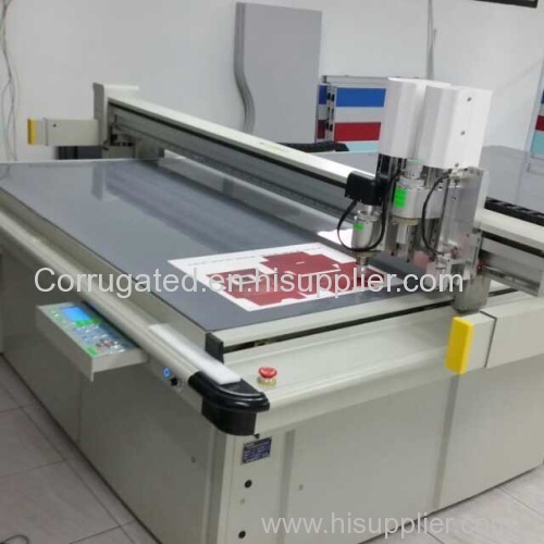 Corrugated packaging sample maker cutting machine