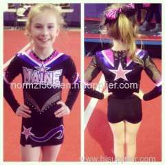 Free custom yourself style kid team cute cheerleading uniforms